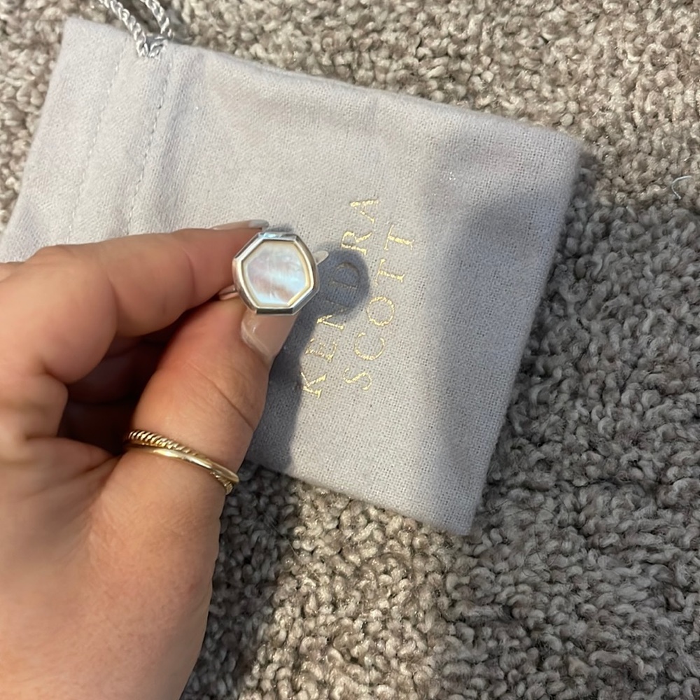 Kendra Scott Sterling silver Davis cocktail ring